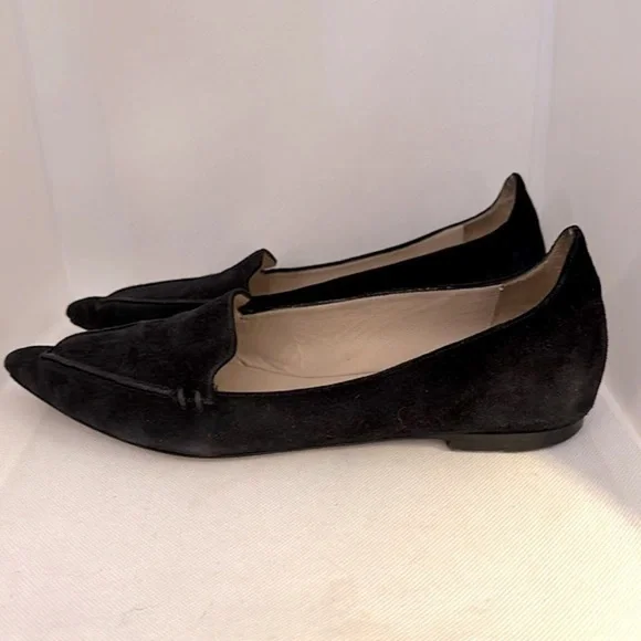 M. Gemi The Gia Black Suede Leather Flats Size 40.5 - GUC - Picture 5 of 13